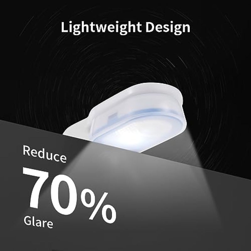 Rechargeable Nurse Light 3.05 X 2.54 X 3.81 Cm Blue Silicone Rubber Magnetic Clip - Adjustable Brightness Hands-Free LED Badge Light for Night Shift Medical Professionals - Image 5