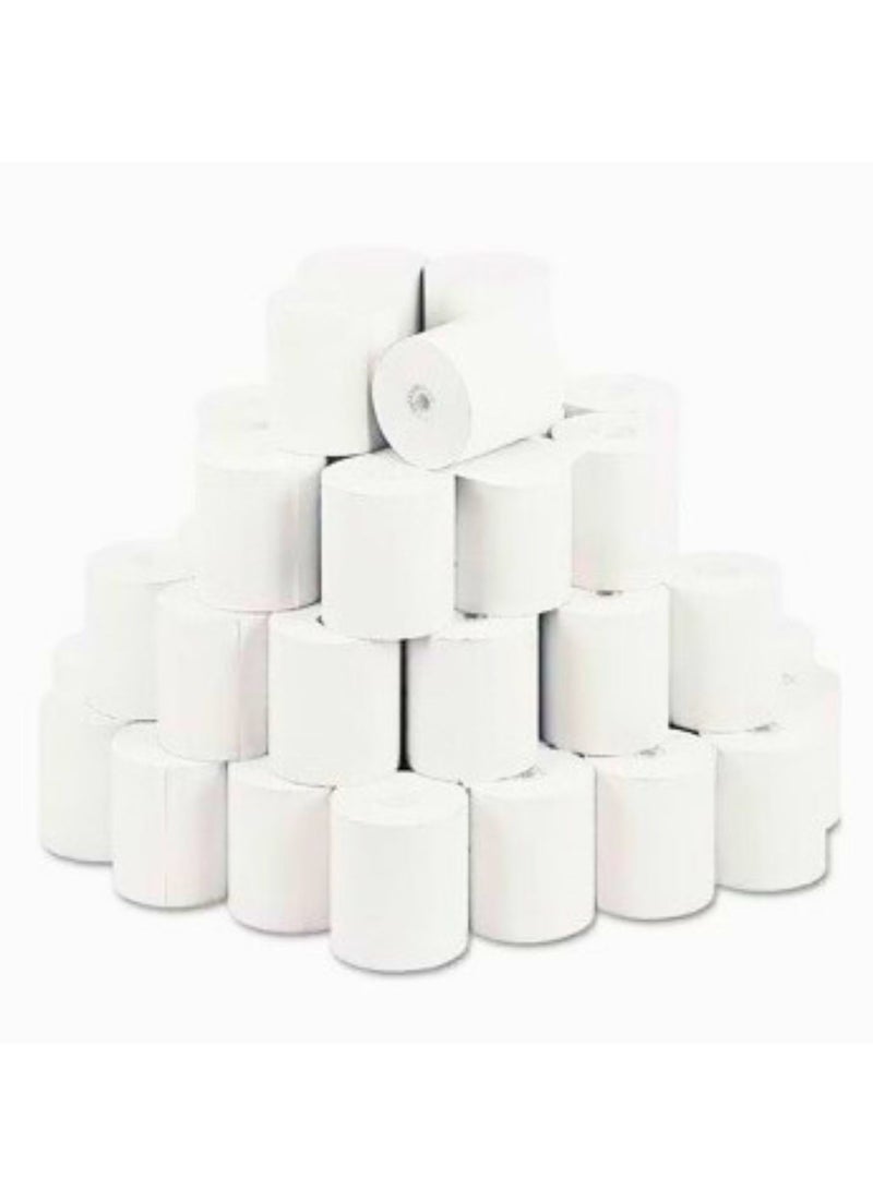Generic 50-Piece 80×80 Thermal Paper Receipt Rolls Set  - Image 1