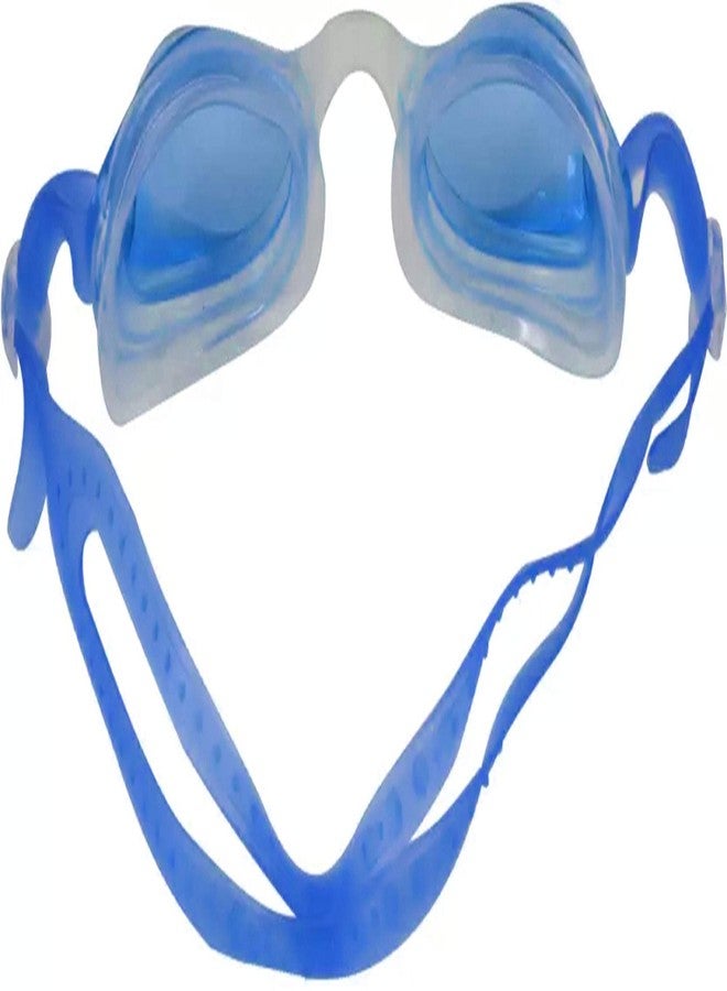 Ekan Unisex Slip-Resistant and Anti-Fog Coating Goggles with Earplugs for Swimming Kids and Adults 30 Gram Pack of 1 (Blue Combo) - Image 3