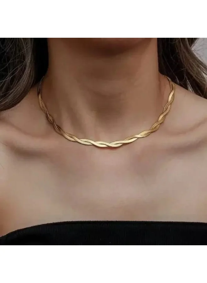 سوشا اليجانس سلسلة سنيك من الستانلس ستيل – تصميم أنيق للجنسين – مقاومة للصدأ والتلف – إكسسوار يومي عصري