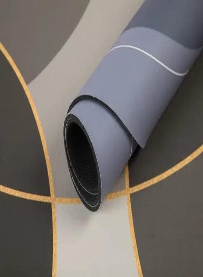 ريكستك سجادة حمام RIXTEC، سجادة باب، سجادة أرضية، سجادة حمام، سجادة | سجادة مانعة للانزلاق لوسادة الحمام، سجادة ناعمة فائقة الامتصاص، حاجز سريع الجفاف للأوساخ للمنزل والمكتب، (40 × 60 سم) - Image 2