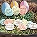 Menkxi 30 Pack Wooden Easter Egg Tokens Basket Stuffers Easter Reward Tokens with 30 Different Engraved Sayings Eggs Filled Activity for Teens Adults - Image 4