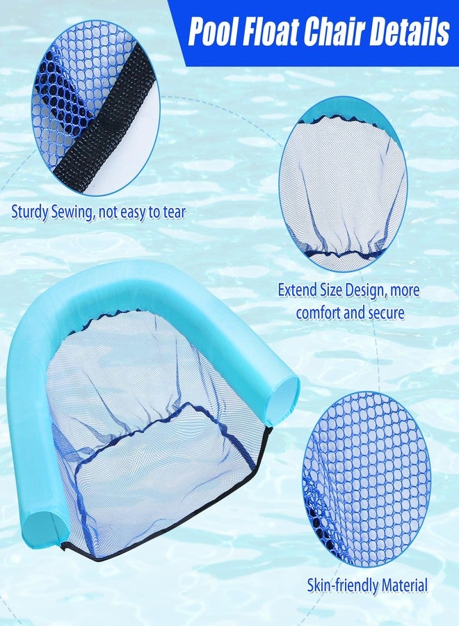 WUBOECE 2 Pack Swimming Pool Noodle Floating Mesh Chair for Adults Pool Float Chair Noodle Chair Floats for Swimming Water Relax (Noodle Not Included) - Image 4