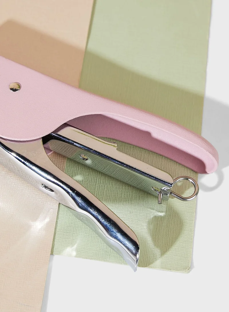 DesignWorks Ink Dusty Pink Hand Held Stapler