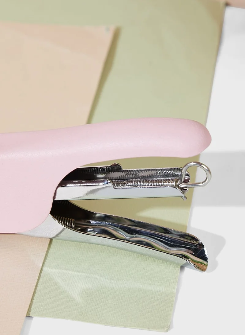 DesignWorks Ink Dusty Pink Hand Held Stapler