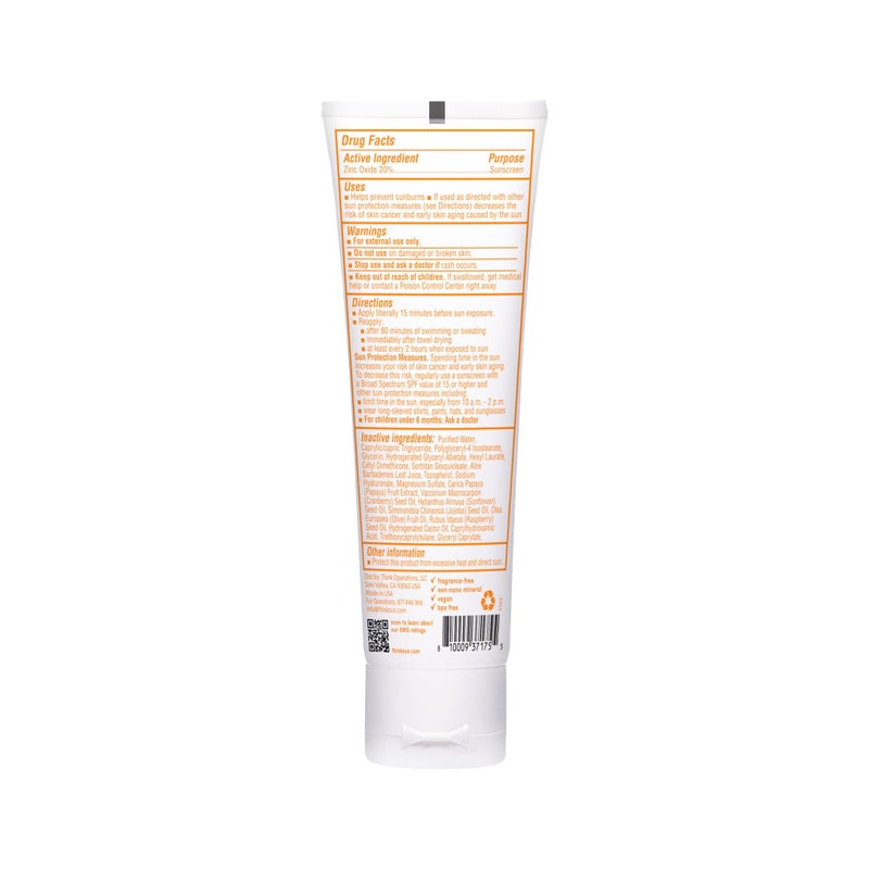 Thinkbaby SPF 30 Mineral Baby Sunscreen, Clear Zinc Oxide, 3 fl oz â€“ Natural, Water Resistant, Kids & Toddler Sun Protection, Reef Safe - Image 4