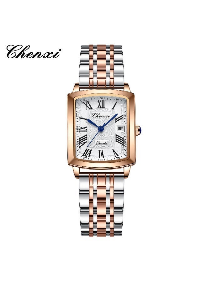 Chenxi Women’s Quartz Wrist Watch with Luxury Diamond-Studded Design, Water Resistant, Scratch-Resistant Glass, Stainless Steel Strap with Elegant Box - Image 1