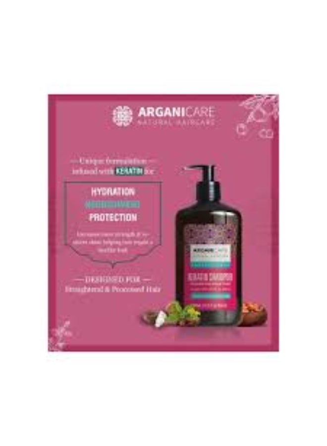 Arganicare Keratin Shampoo 400ml - Image 3