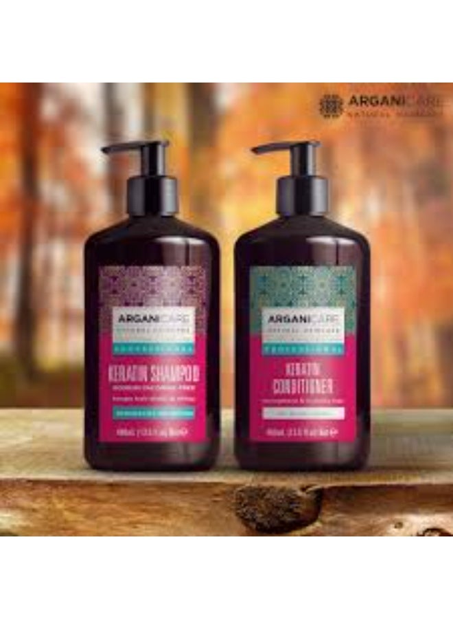 Arganicare Keratin Shampoo 400ml - Image 2