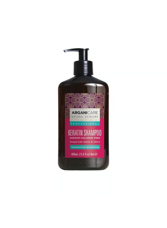 Arganicare Keratin Shampoo 400ml - Image 1