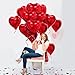 Pedel Red Heart Balloons 20 Pcs18 Inch Heart Shape Foil Balloons Love Balloons for Valentines Day Decorations Galentines Balloons for Birthday Wedding Anniversary Party Decors - Image 4