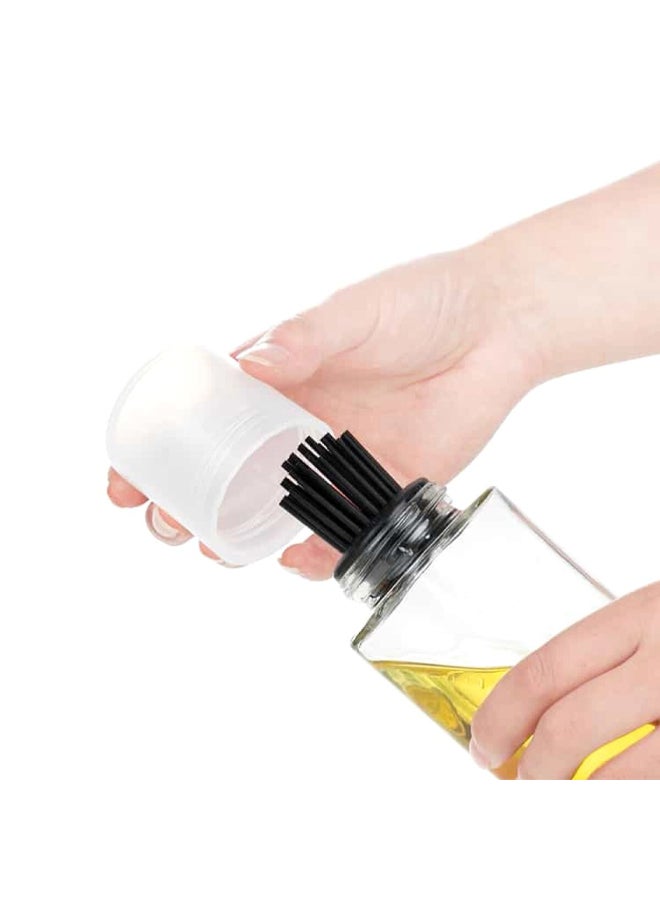 Elemental Kitchen Glass Oil Bottle with Silicone Brush Clear 270ml 78932000 - Image 3