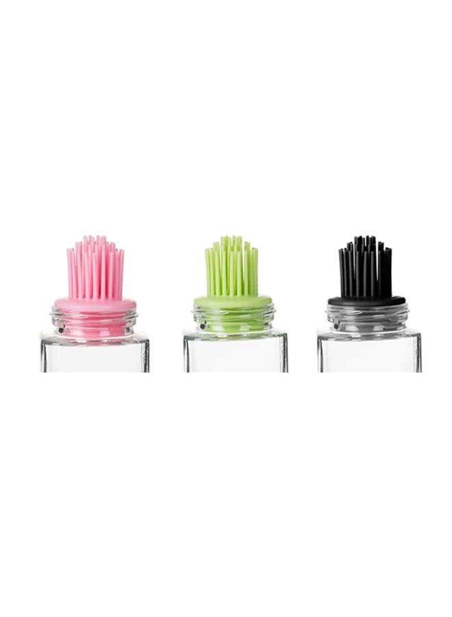 Elemental Kitchen Glass Oil Bottle with Silicone Brush Clear 270ml 78932000 - Image 4