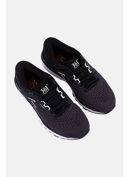 361 Degrees Women Wide Meraki 4 Lace Up Running Shoes, Black  - Image 3