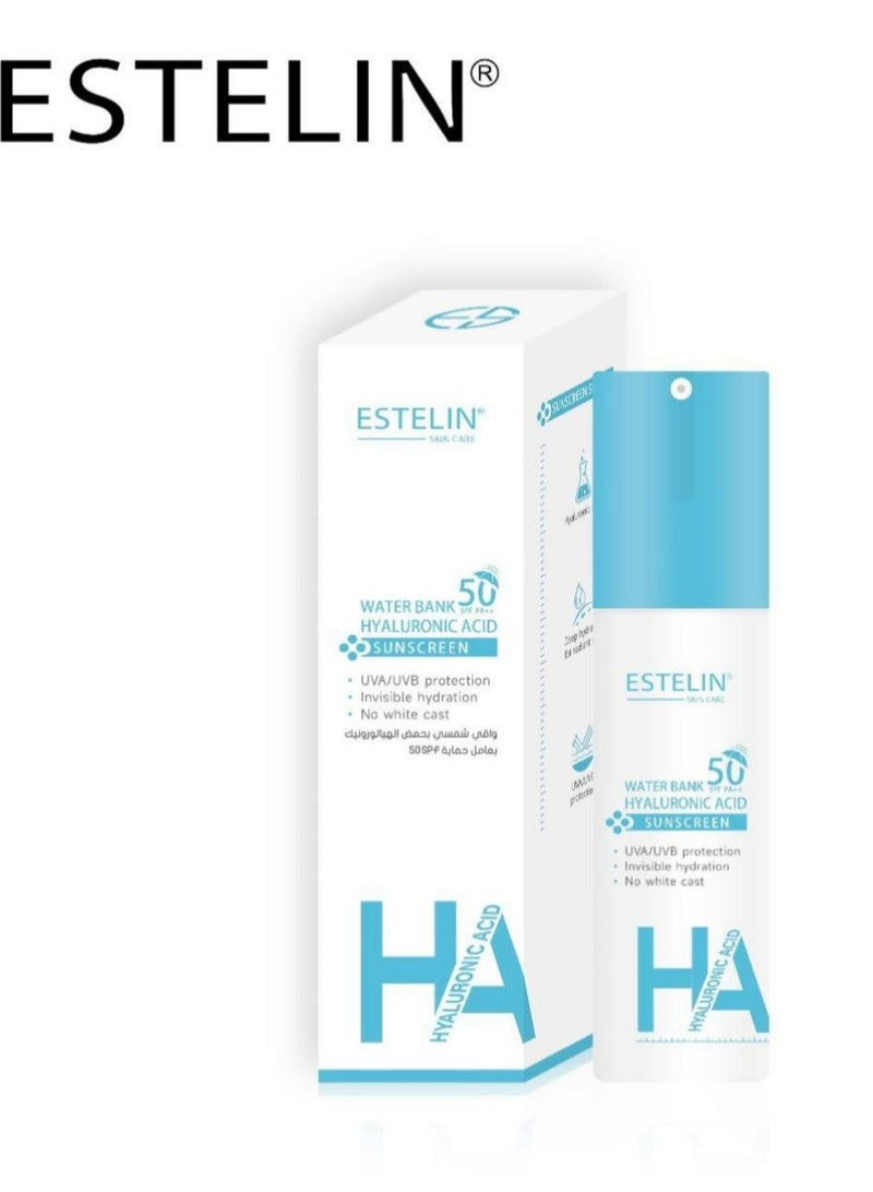 ESTELIN Water Bank Hyaluronic Acid Sun Screen 60g