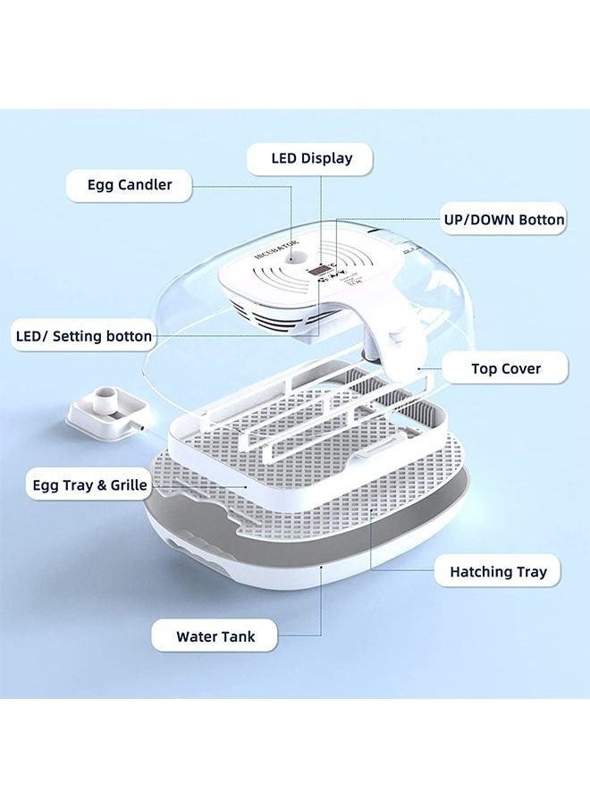 Generic - Egg Incubator 16 Eggs Incubators for Hatching Eggs with Automatic Egg Turning, Egg Candler and Automatic Water Adding for Hatching Chickens Ducks Geese Quails - Image 1