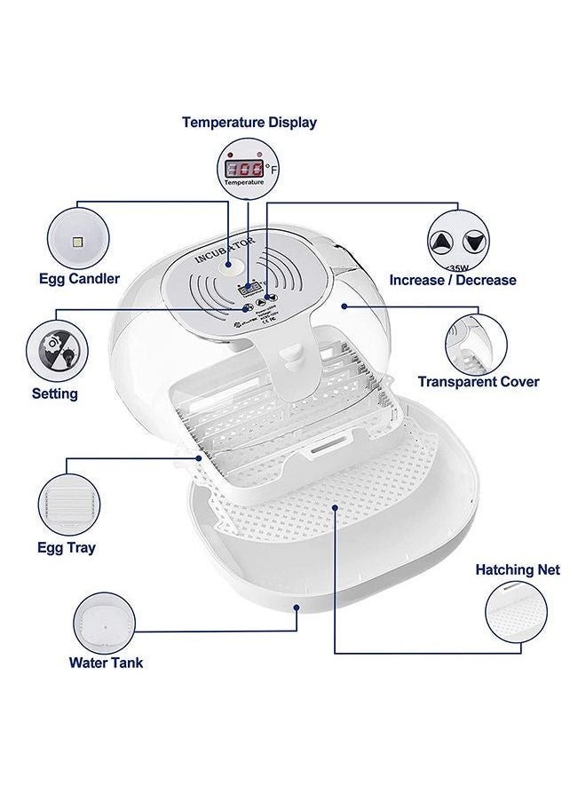 Generic - Egg Incubator 16 Eggs Incubators for Hatching Eggs with Automatic Egg Turning, Egg Candler and Automatic Water Adding for Hatching Chickens Ducks Geese Quails - Image 1