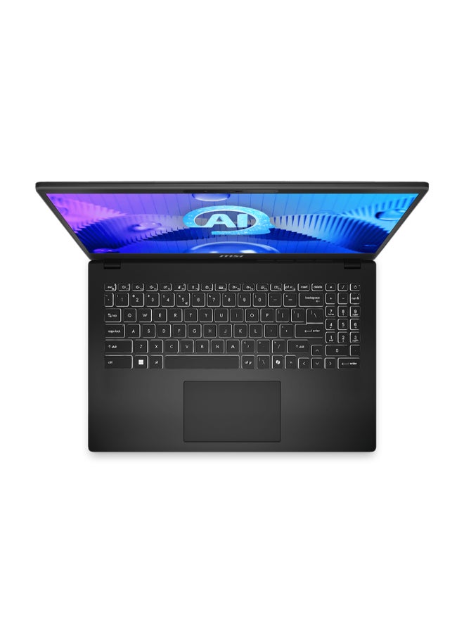 MSI Modern 15 H AI C2HMG Laptop With 15.6-Inch  Display, Core Ultra 9 285H Processor/16GB RAM/1TB SSD/Intel Arc Graphics/Windows 11 Home English/Arabic Classic Black  - Image 3