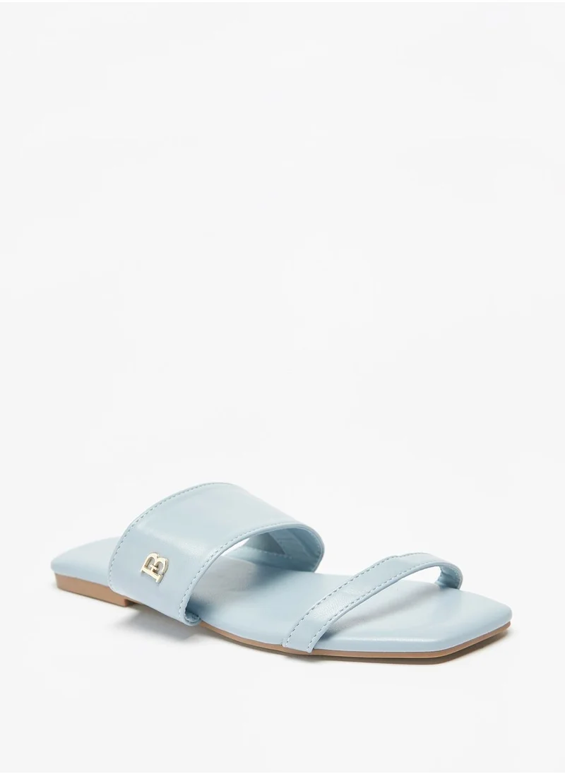 فلورا بيلا من شو إكسبرس Womens Solid Slip-On Sandals