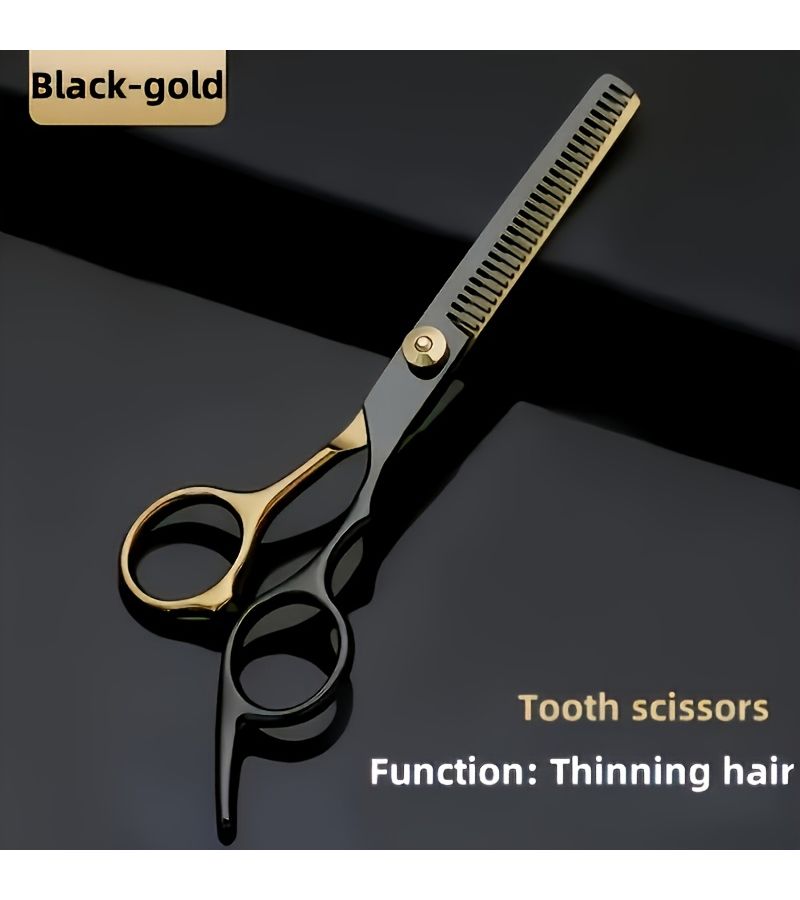 Silvery Hair Cutting Scissors Set Professional Shears For Home Bangs Trimming - Image 5