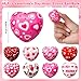 Honoson 48 Pcs Valentine Heart Stress Ball Bulk Relief Heart Shape Stress Ball Squeeze Mini Foam Balls Valentines Day Prizes for Party Favors Gifts Birthday Holiday Office Fillers 157 Inch - Image 4