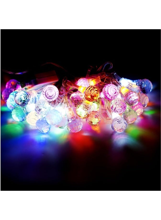 ALLTEC Colorful Globe String Lights, 5 Meter Length, 20 LED, for Home, Patio, Party, Christmas, Garden Decor, Multicolor - Image 4