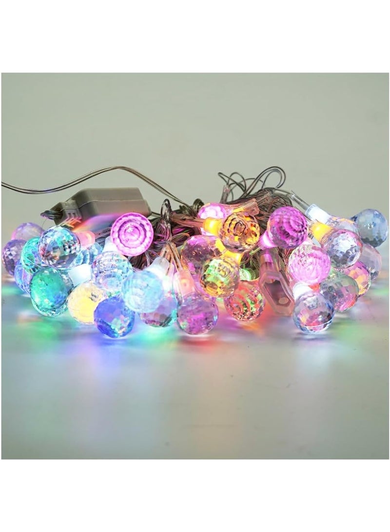 ALLTEC Colorful Globe String Lights, 5 Meter Length, 20 LED, for Home, Patio, Party, Christmas, Garden Decor, Multicolor - Image 1