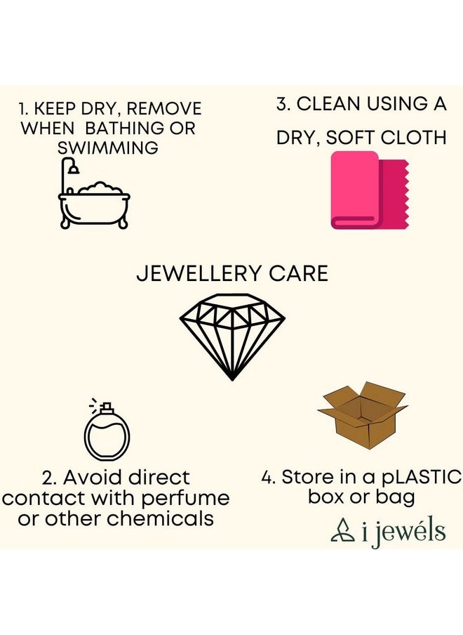 I Jewels I Jewels Rose Gold Plated Glittering CZ Zircon Heart Chain Pendent Necklace for Women (Style-2)  - Image 4