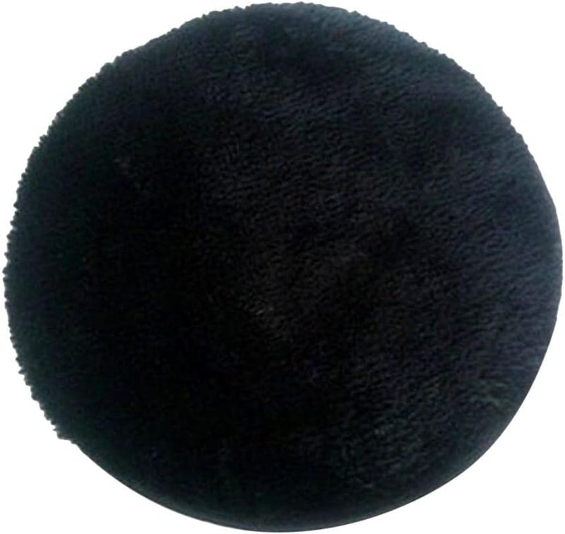 klarako Removable Chair Cushion Seat Pads  3 Size Optional  Elastic Tie Buckle Slipcover  Garden Patio Chair Stool Cover  Black, 35cm (14 inch) - Image 1