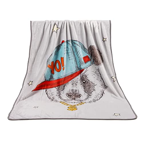 Butterthief Multipurpose Cartoon Print Light Weight Blanket | Soft Cozy Plush All Seasons Blankets for 0-5 Years | Wrapper Cum Blanket for Baby Boys, Girls,New Born Kids Toddler (Yo) - Image 1