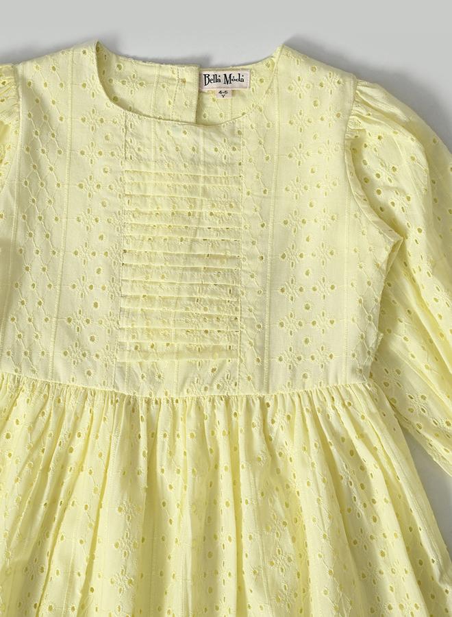 BELLA MODA Eyelet Babydoll Dress - Image 4