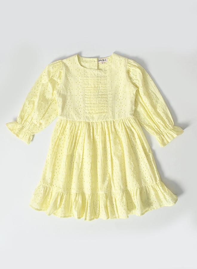 BELLA MODA Eyelet Babydoll Dress - Image 2