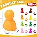 Liliful 200 Pcs Multicolor Game Pieces Plastic Pawns Board Game Accessories Tokens Markers Replacement for Tabletop Playing Sorting Counting - Image 4