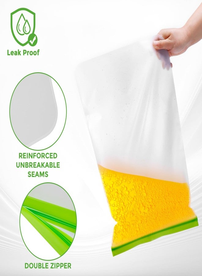 Lerine 3 Pack Bear Bags for Food Backpacking, Odor Proof Bags-12ｘ20 Inch, Reusable Double Track Zip Closure Storage Bags Keep Fresh fit Camping, Water Sports, Hiking and Home Organization - Image 3