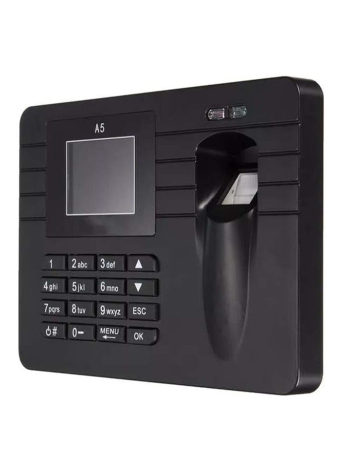 Generic Fingerprint Attendance Machine Time Recorder 2.4 Inch Color TFT Screen Clocking In Clock Machine Employee Attendance Check Fingerprint+Password Bulit-in Amplifier Employee Sign-in Recorder  - Image 2
