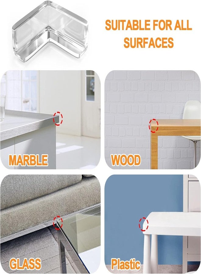 HAPYSA Corner Protector for Baby - Furniture Corner Guard & Edge Safety Bumpers - Baby Proof Bumper & Cushion to Cover Sharp Furniture & Table Edges - Clear and Transparent - (Pack) (12) - Image 5