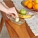 DUHALINE Glass Vegetable Grater for Ginger Garlic Onion Small Glass Food Processor Fruit Grater for Babies Healthy LeadFree Crystal Glass Apple Grater - Image 2