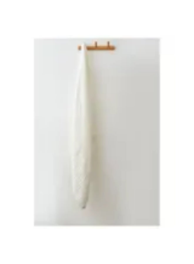 Anvi Baby - Organic Muslin Bath Towel - White Lotus - 2pcs - Image 3