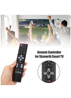 Skyworth Replacement Remote Control for Skyworth Smart LCD LED TV with Netflix and YouTube App  - Image 2
