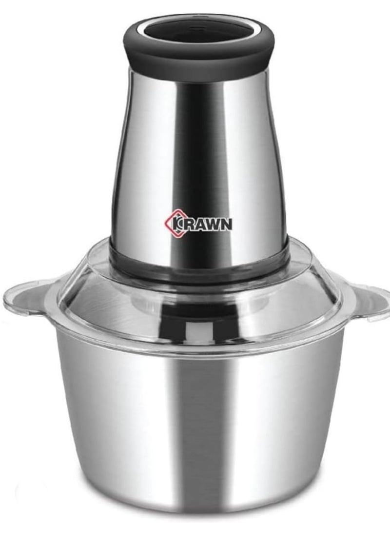 كراون كبة كهربائية ستانلس ستيل سعة 5 لتر لتقطيع اللحم والخضار بسرعة وكفاءة عالية - Image 1