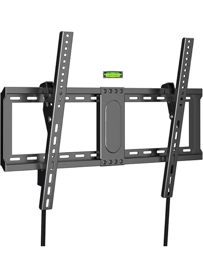 Universal Tilt TV Wall Mount – Fits 37 to 85 Inch Flat or Curved TVs – Low Profile – Supports up to 75kg – Max VESA 600x400mm – Black - Image 1