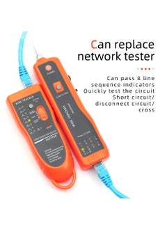 FC-6S Ethernet Cable Tracker LAN Network Cables Tester Multifunction Line Finder Measure for CAT5 CAT6 RJ45 RJ11 with Network Maintenance Collage Telephone Line Test Earphones for Cable Collage  - Image 5