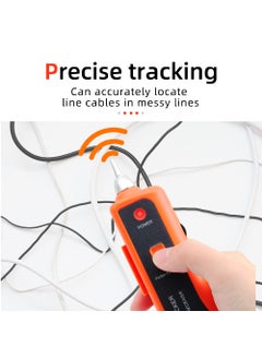 FC-6S Ethernet Cable Tracker LAN Network Cables Tester Multifunction Line Finder Measure for CAT5 CAT6 RJ45 RJ11 with Network Maintenance Collage Telephone Line Test Earphones for Cable Collage  - Image 3