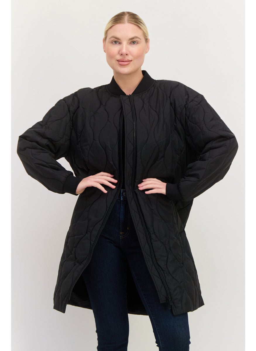 Women Quilted Parker Jacket, Black - pzsku/ZFCB6D2E92B9E601B64E7Z/45/_/1738161031/09e8c971-3d5f-484c-84ff-2b4975fe83db