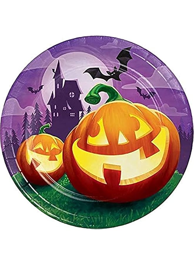 كرييتف كونفيرتينج أطباق عشاء من اليقطين المبتسم 8.75 بوصة 8 قطع - Image 1