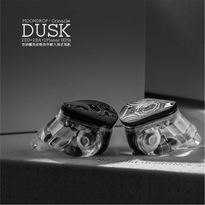 Moondrop سماعات Moondrop x Crinacle Dusk IEMs 2DD+2BA+2Planar مع موصل 0.78 2 دبوس 3.5mm/USB-C - Image 2