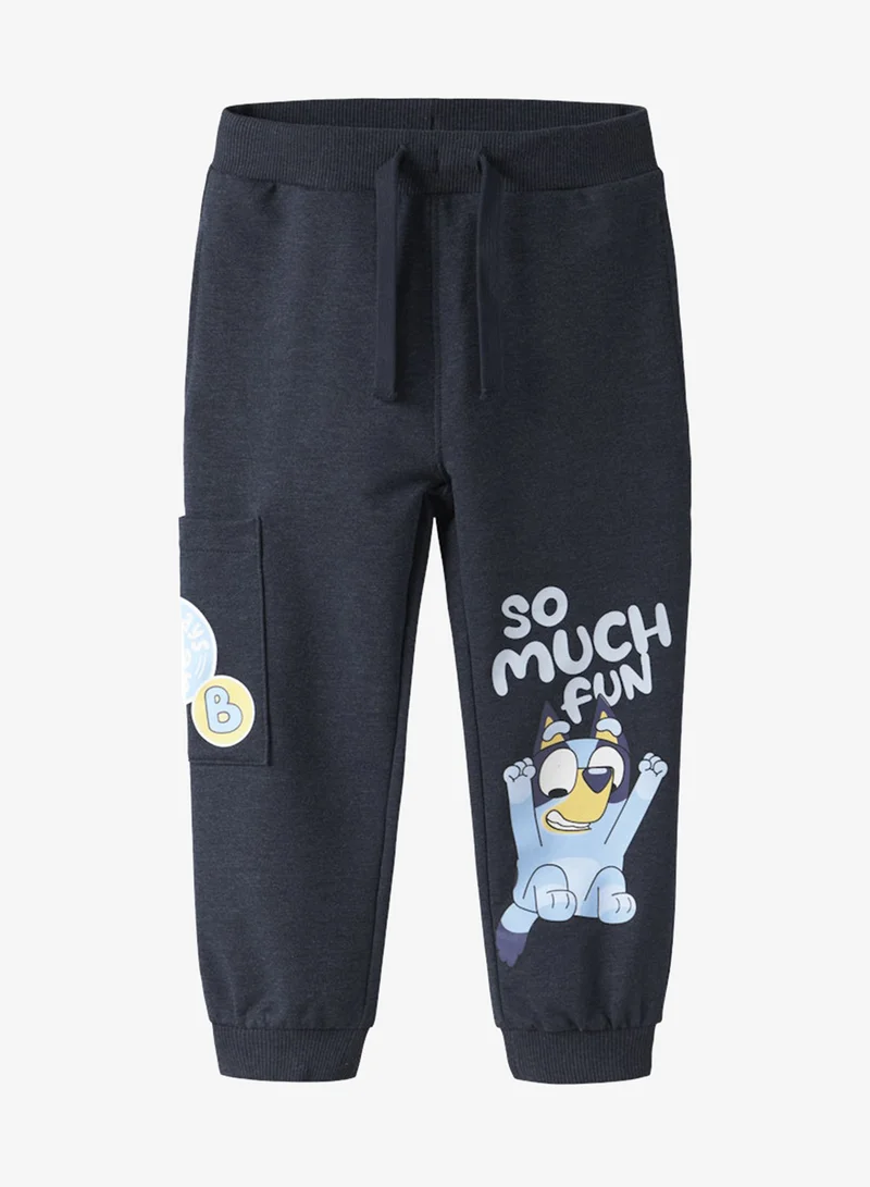 NAME IT Kids Printed Drawstring Sweatpants