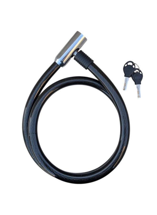 150 cm Steel Wire Lock for Motorcycles and Bicycles – Extra Thick, Strong, Durable, and Anti-Theft - Image 1