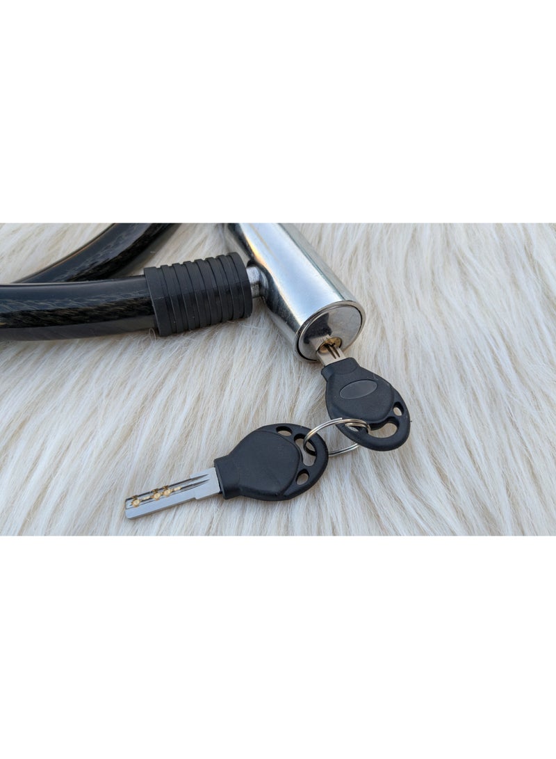 150 cm Steel Wire Lock for Motorcycles and Bicycles – Extra Thick, Strong, Durable, and Anti-Theft - Image 4