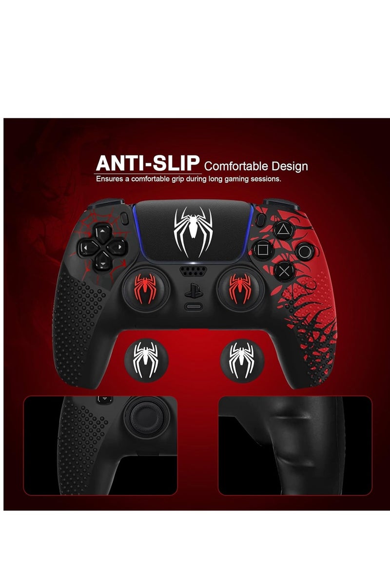 Upgrade Ps5 Controller Skin, Ps5 Controller Accessories, 6 Pcs Thumb Grip Gaps with Touch Pad Sticker, Soft Silicone Grip Cover for PlayStation 5 DualSense Control - Image 5